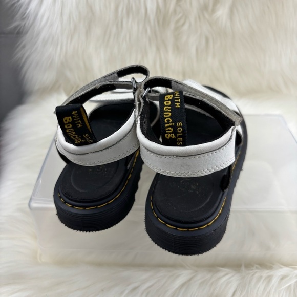 Dr. Martens White and Black Sporty Sandals - Picture 3 of 8
